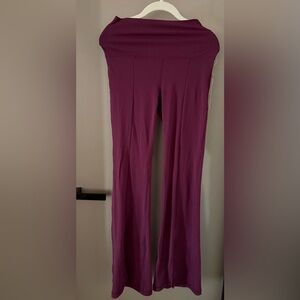 Women's Maroon Yoga Pants
